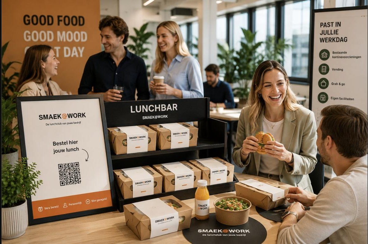 De Smaek@Work Lunchbar naast bestaande kantoorvoorzieningen