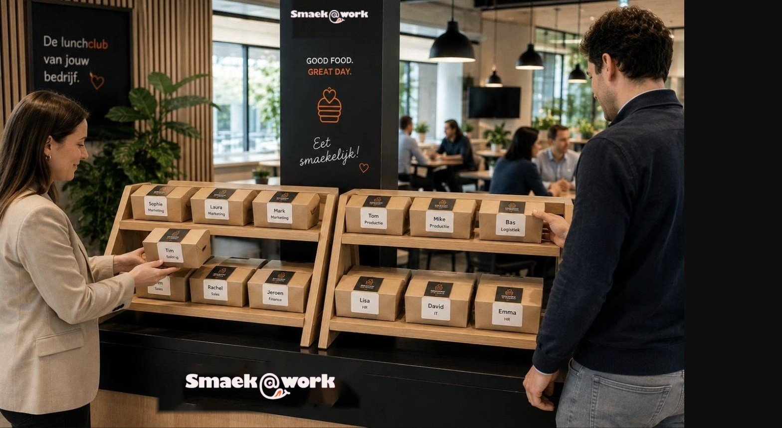 De Smaek@Work Lunchbar op de werkvloer
